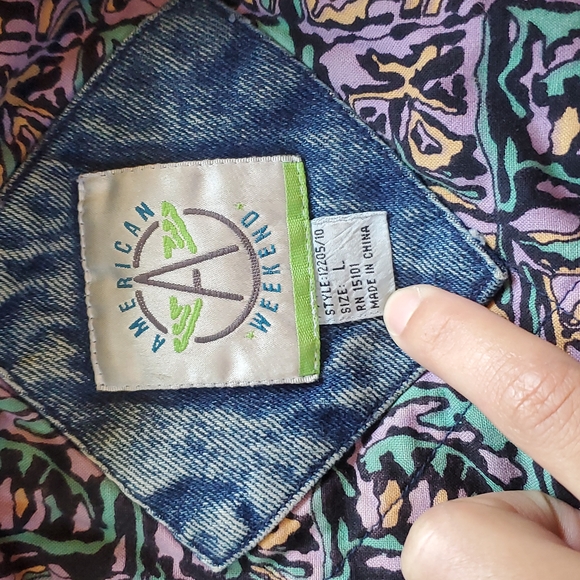 Vintage Men's Puffer Jacket - Picture 3 of 3